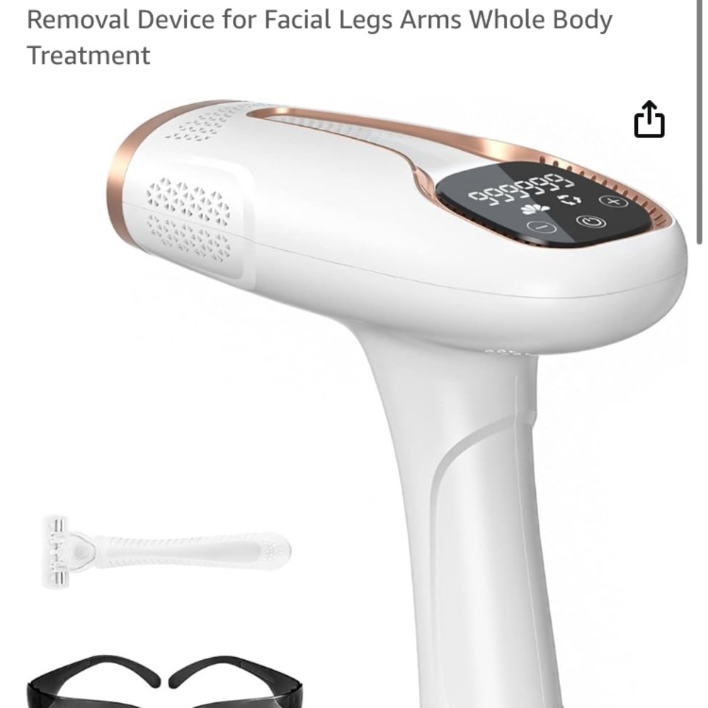 Laser hair removal, never used